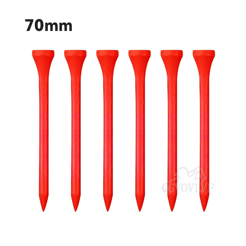 Golf Bamboo Golf Tees 54mm 70mm 83mm Pack of 100 Premium Eco Friendly Sustainable Durable Bamboo Golf Tees Golf Accessories
