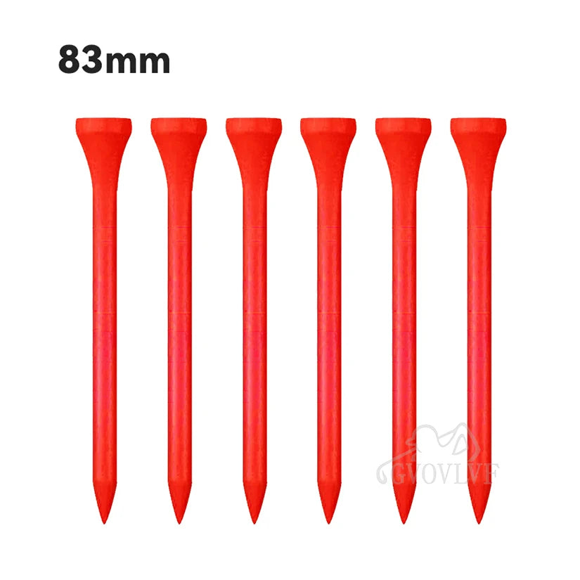 Golf Bamboo Golf Tees 54mm 70mm 83mm Pack of 100 Premium Eco Friendly Sustainable Durable Bamboo Golf Tees Golf Accessories